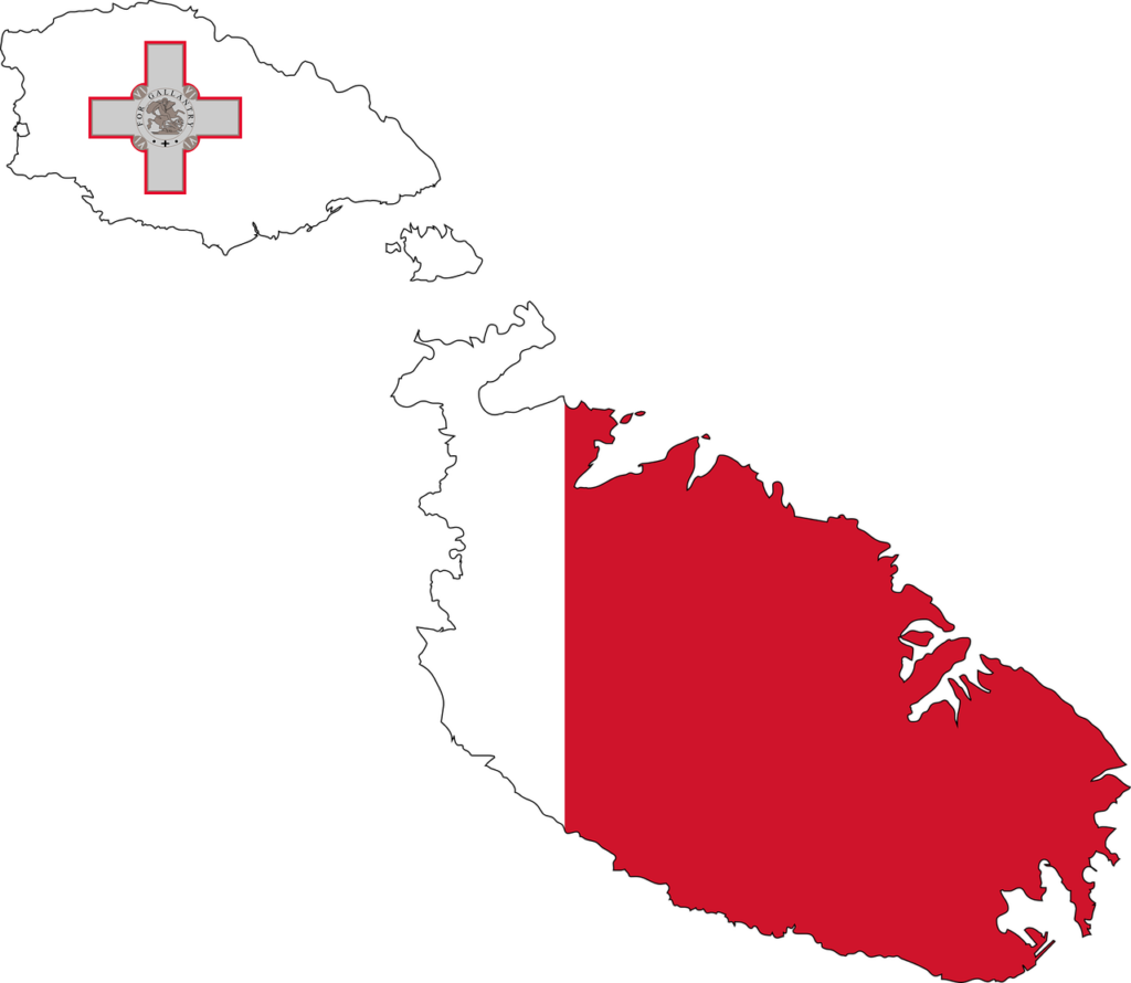 Mapa Malta StudyCare