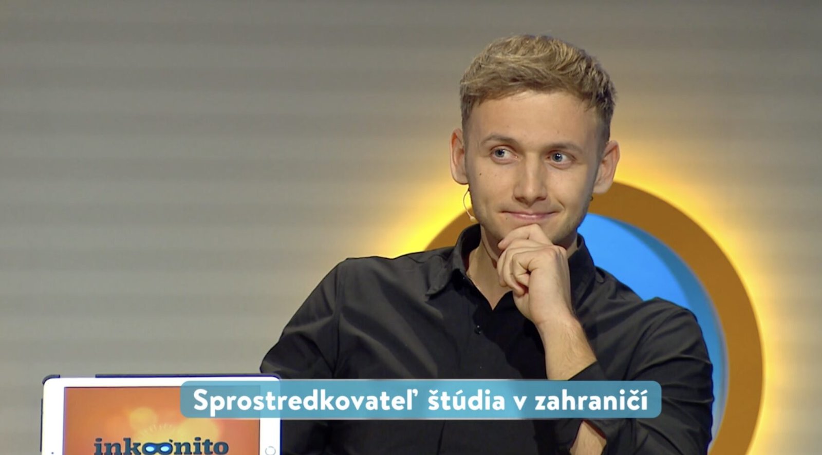 Kamil Kudas v štúdiu relácie Inkognito