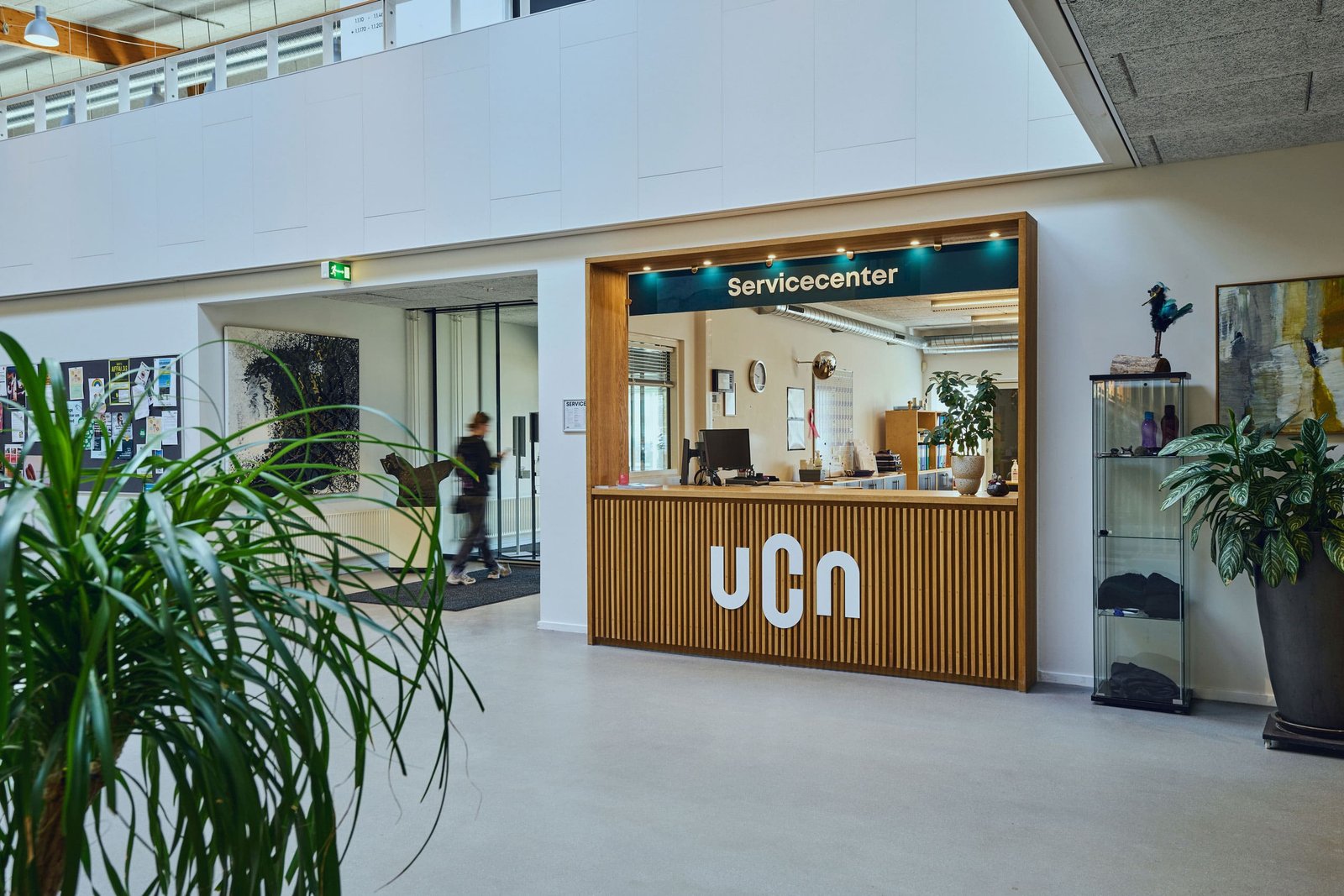 UCN - University College of Northern Denmark | Štúdium v Dánsku UCN Aalborg - interiér kampusu